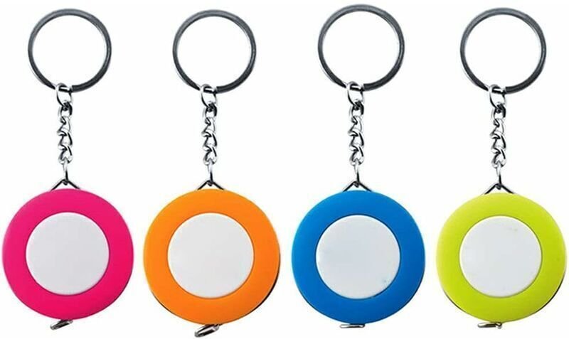 Tigrezy Maßband, kleines Maßband, rundes Nähmaßband, für Schneider, 150 cm (60 Zoll), 4 Stück
