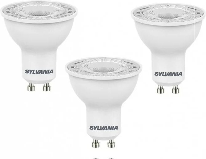 Sylvania - 0027439 3 LED-Spots 4.2W Ersatz 50W 345 Lumen Kaltweiss 4000K Sockel GU10