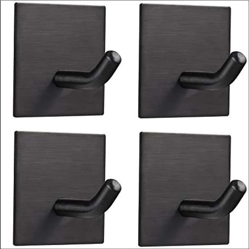 SNQ - Stück Häkel-Adhésif-Wandbild, Porte Serviette Auto-adhésif 3M in Acier Inox Imperméable Antirouille Sans Perçage, ...