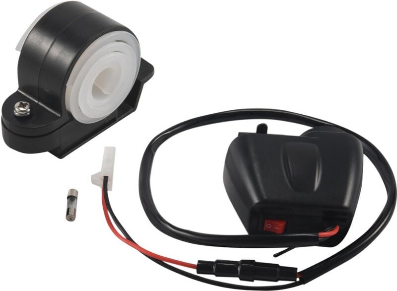 Tlily - 12V bis 5V Motorrad USB-Ladegerät für Moto 2.1A mit Voltmeter LED-Anzeige Thermometer