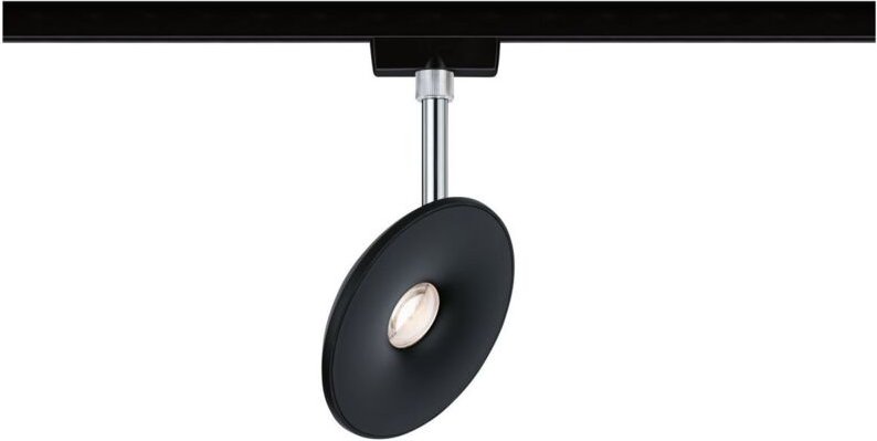 Paulmann 96938 URail LED-Spot Sphere Schwarz matt,Chrom 7,4W 2.700K