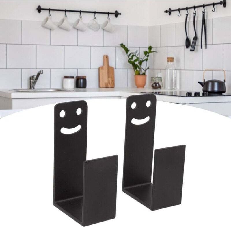 Wandmontierter Topfdeckelhalter, verstellbarer Edelstahl-Schrankdeckelhalter für die Küche