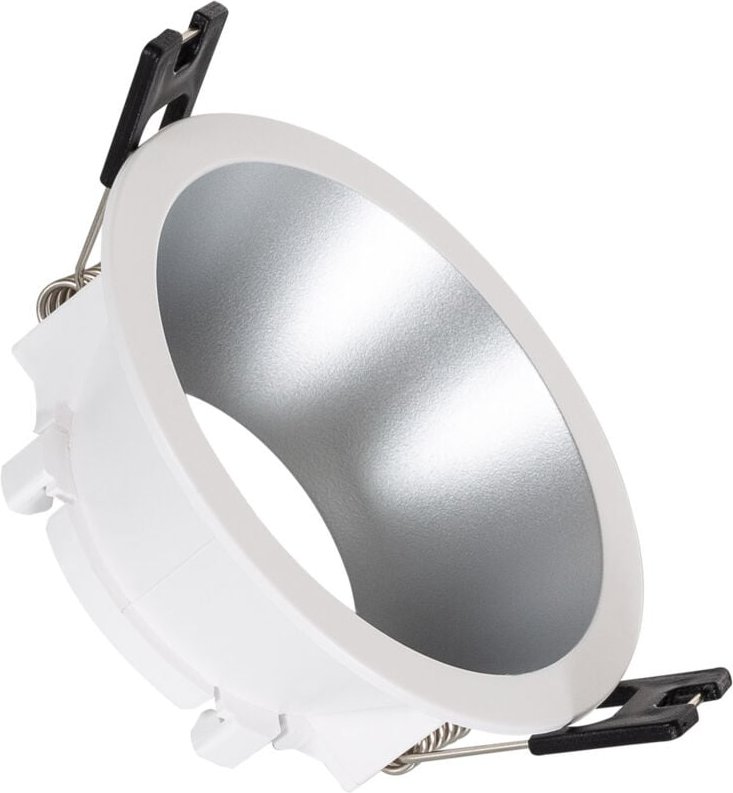 Efectoled - Downlight-Ring Reflect Rund für LED-Glühbirne GU10 / GU5.3 Ausschnitt ø 75 mm Silber
