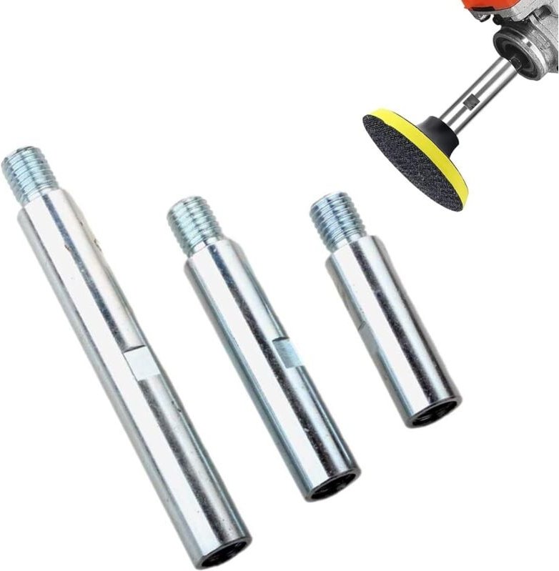 Stück M14 Edelstahl-Winkelschleifer-Verlängerungsstange, Winkelschleifer-Verlängerungsverbindungsstange für Poliermaschi...