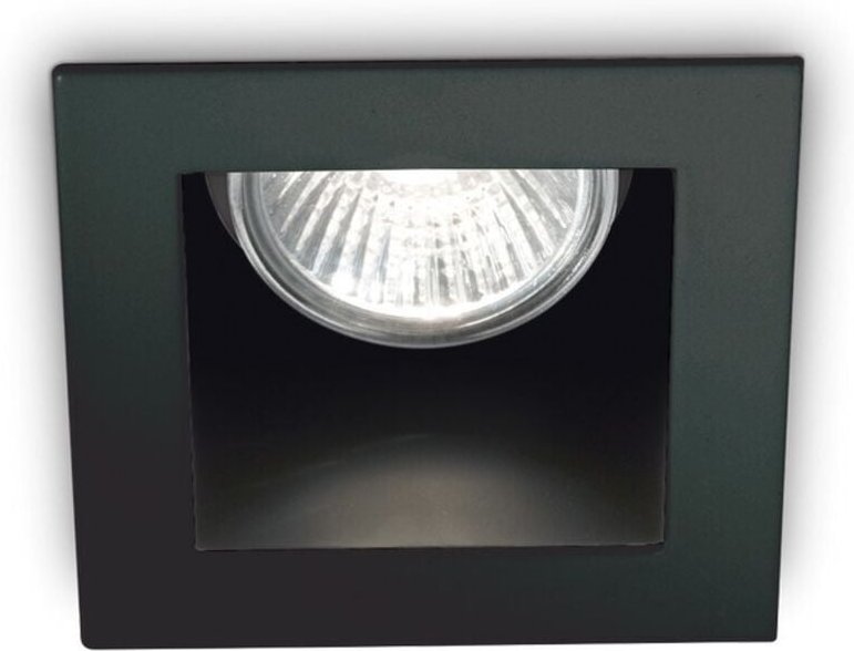 Ideal Lux - funky - Indoor Square Einbauleuchte 1 Light Black, GU10
