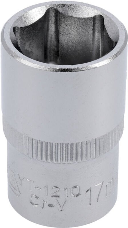 Kurze 6-Kant-Steckschlüssel Aus Chrom 1/2'' 17mm - Yt-1210