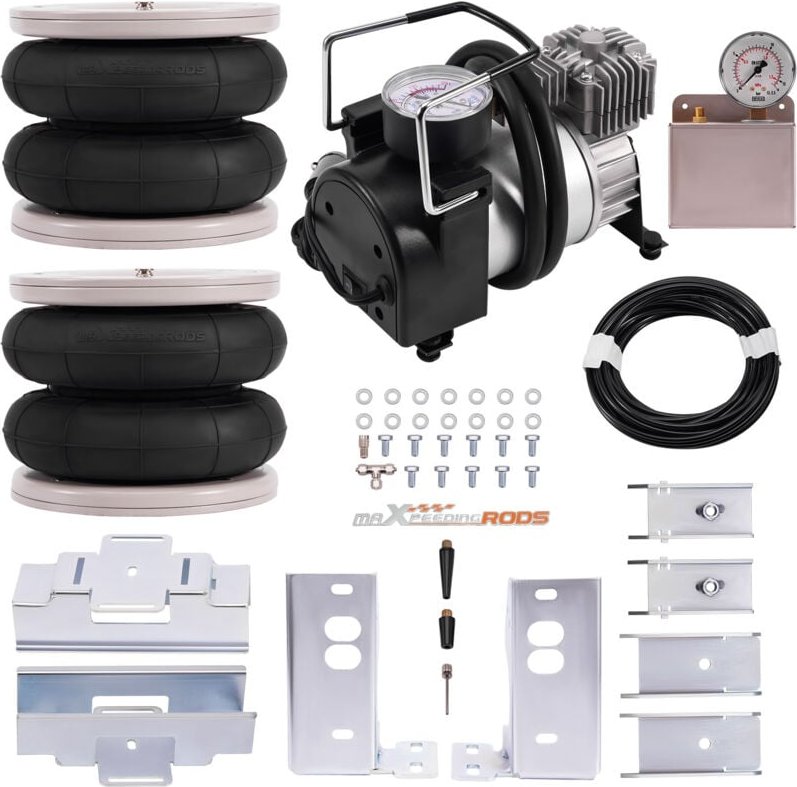 2x Luftfederung mit 12V Kompressor Kit for Mercedes Sprinter Bj. 06-22 4000KG