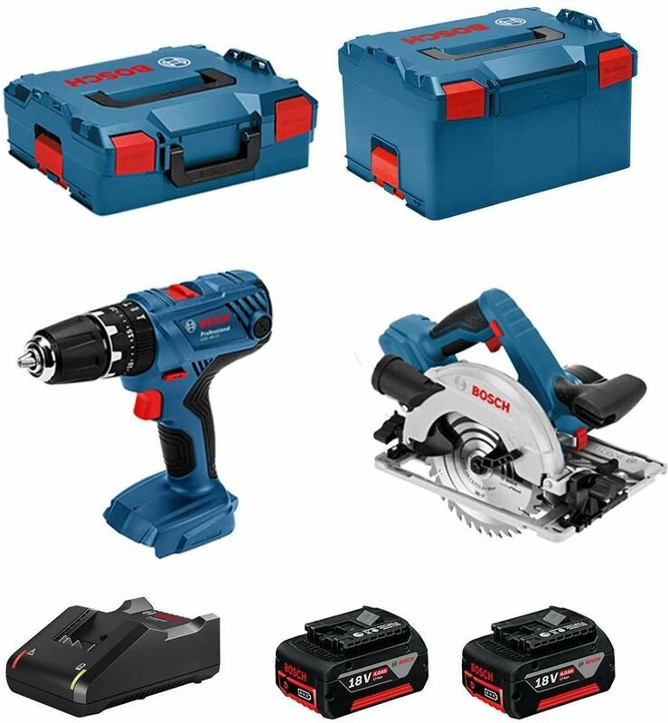 Bosch - Kit 18V BSK182M2C (gsb 18V-21 + gks 18-57G + 2 x 4,0 Ah + GAL18V-40 + L-Boxx 136 + L-Boxx 238)