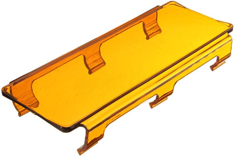 "Zoll Snap auf Bernstein Gebogene LED Arbeit Licht Bar Objektiv Abdeckung ATV UTV Offroad 4WD bernstein