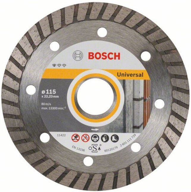 Thumbnail - Bosch - Diamanttrennscheibe Standard for Universal Turbo, 115x22,23x2x10 mm, 1er-Pack