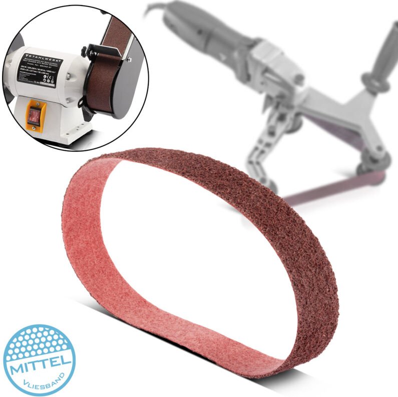 STAHLWERK Schleifvlies mittlere Körnung 40 x 760 mm für Schleifgeräte