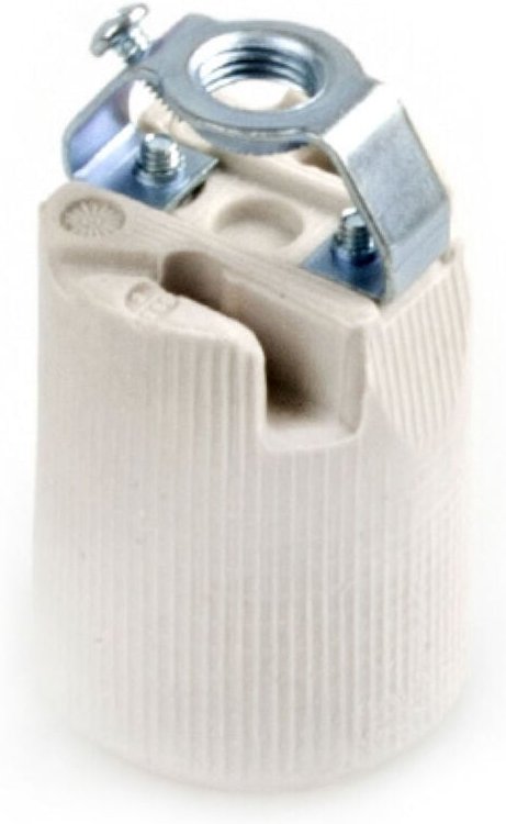 Lampenfassung aus Porzellan, M10, E14, Onlex-Blister