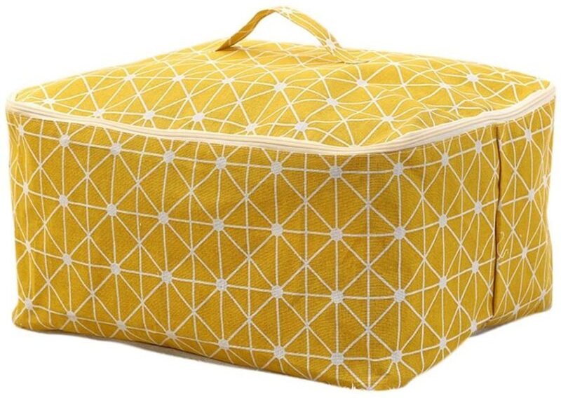 Großer Aufbewahrungsbeutel aus Leinen – strapazierfähig, staubdicht, zur Aufbewahrung von Kleidung, Decken und Spielzeug