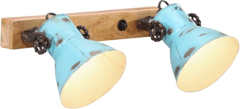 Wandleuchte 25 W Blau 45x25 cm E27 vidaXL591617