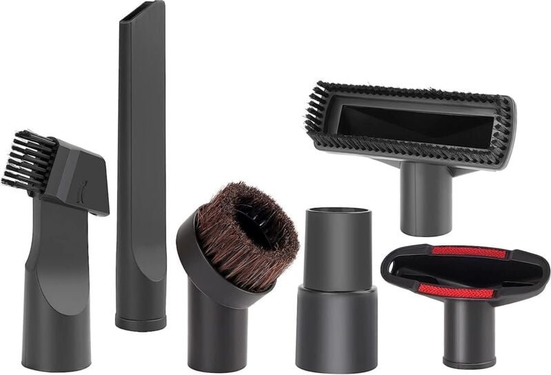 Thumbnail - 6 Stück Staubsaugerzubehör, passend für Staubsauger Kaliber 32 mm und 35 mm, für Staubsaugerdüse Karcher, Rowenta, Hoove...