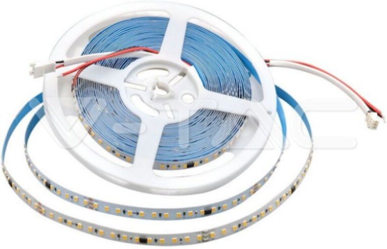 Streifen led Running SMD2835 10W/m 10m 120 LED/m 24V Warmweiß IP20 8mm - V-tac