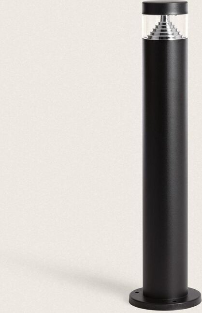 LED-Bodenleuchte Aussen 5W Oberfläche Fuss 50cm Inti Inox Schwarz 4000K Neutralweiß