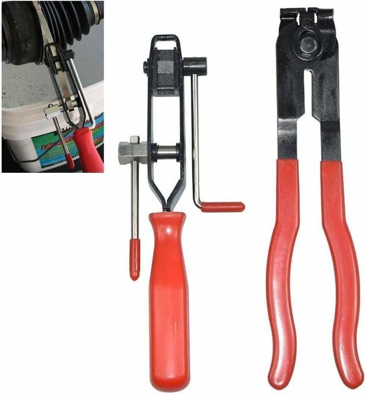 Pince pour Collier de Serrage, 2 pinces Pinces collier cardan et pince colliers bandes à sertir - ZVD