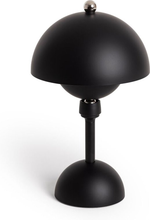 LED-Tischlampe 5W Tragbar mit wiederaufladbarem USB-Akku Pauna Schwarz