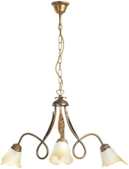 3-licht-kronleuchter dkl italia doppio giro 3l 3xe14 bronze - dkl4250/3b