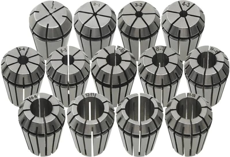 ER20 Spannzangen 13-tlg. Drehwerkzeugsatz Vidaxl