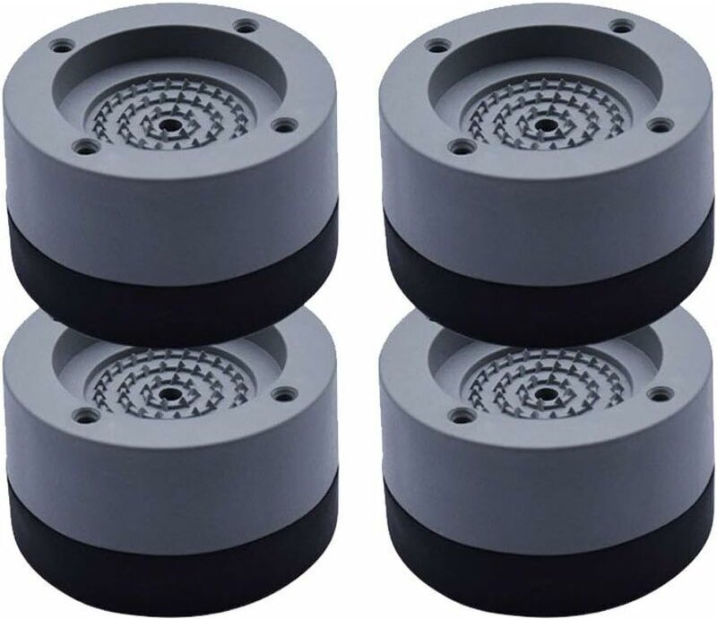 4-teiliges Set Antivibrations-Fußpads für Waschmaschinen, Stabilisierungsfüße für Waschmaschinen, Universal-Stabilisieru...