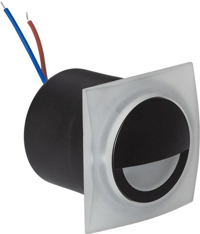 Efectoled - LED-Wandleuchte 3W Einbau Quadratisch Schwarz Occulare 4000K Neutralweiß