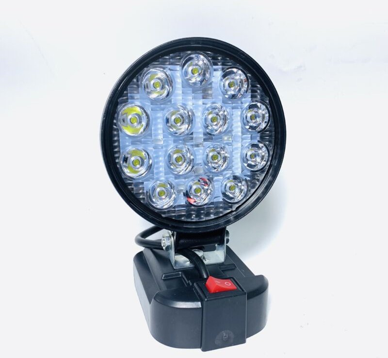 1 Stück Akku Lampe für Makita 18v, LED Arbeitsleuchte Akku LED Strahler Tragbares Flutlichter Baustellen Lampe Taschenla...