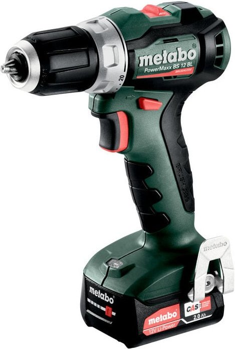 Thumbnail - Metabo - Akku-Bohrschrauber PowerMaxx bs 12 bl, 12V 2x 2,0 und Ladegerät in x 118