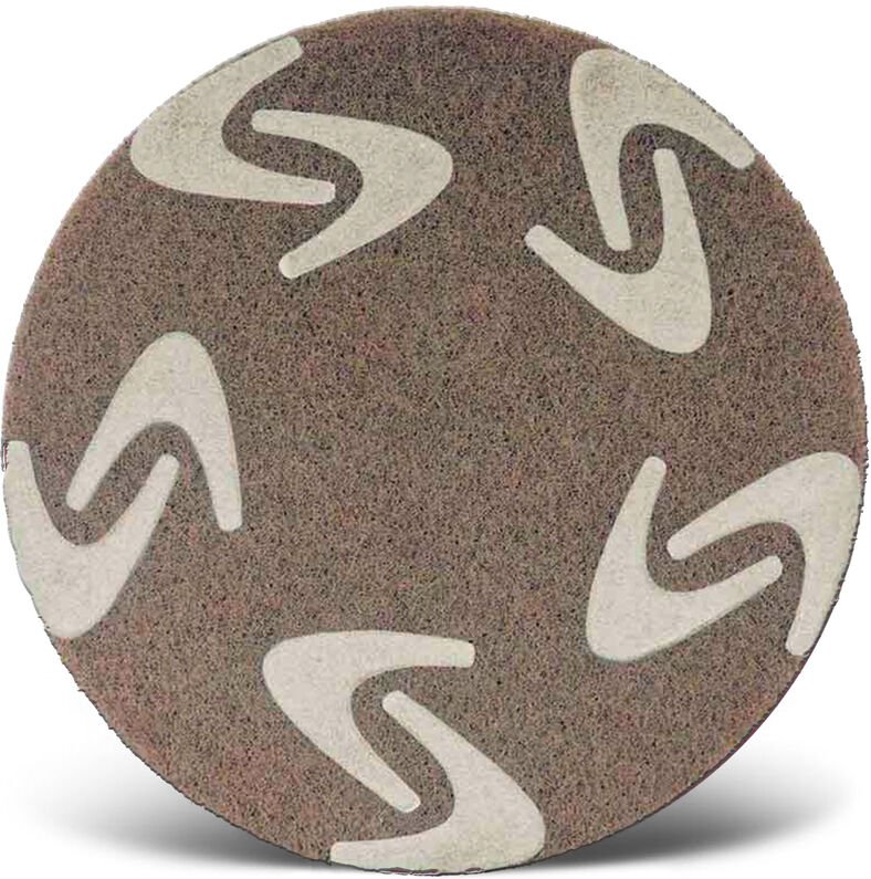 Pads Thunderpad, 406 mm, f. Einscheibenmaschinen, Nylon (1 Stk.) Step 1 (schwarz) - Menzer