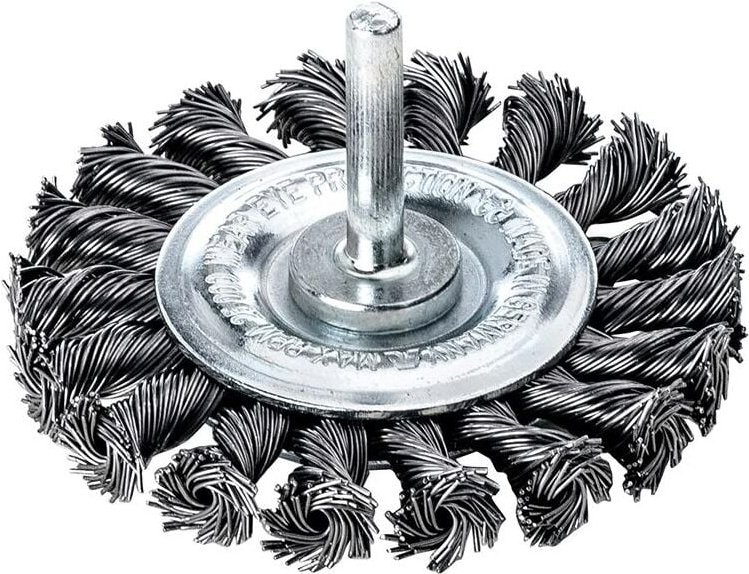 Lessmann Schaft-Rundbürste Edelstahl gez. 75x0,5mm