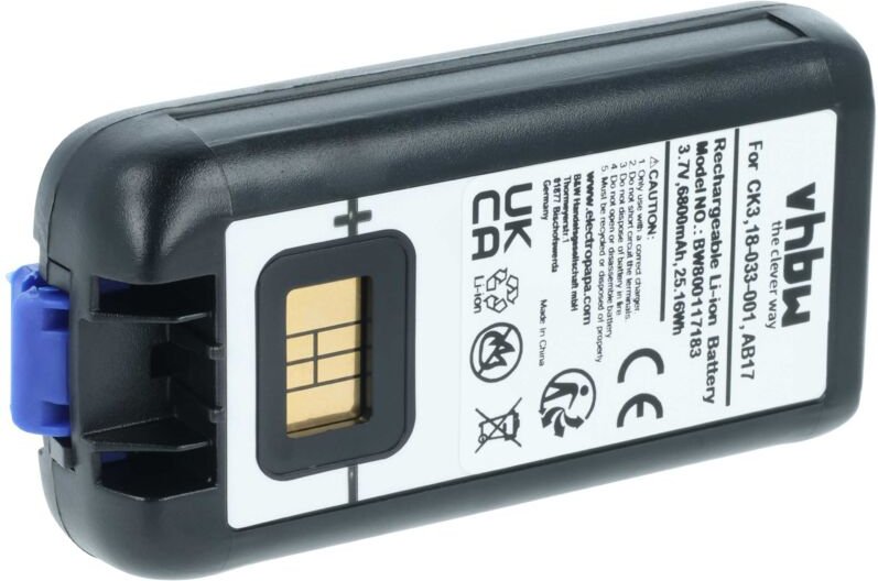Vhbw - Akku Ersatz für Intermec AB18 für Barcodescanner pos (6800mAh, 3,7V, Li-Ion)