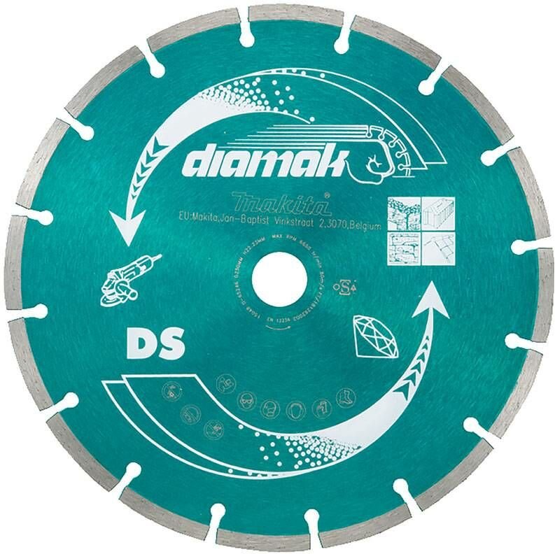 Diamak Diamanttrennscheibe Ø230 mm für Schleifmaschinen Makita D-61145