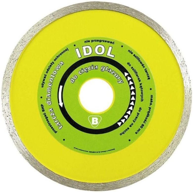 Idol Glatte Diamantklinge 125 Mm - Td-125 Idol