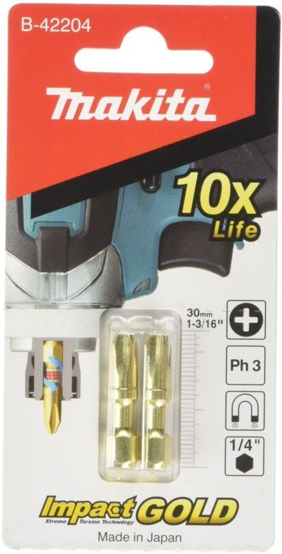 B-42204 - Shorton Impact Gold PH3, Multicolor - Makita