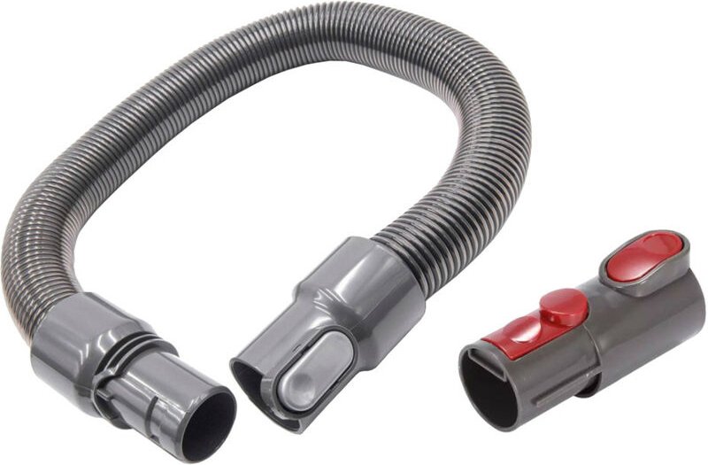 Trade-Shop 2in1 Set: Verlängerungsschlauch + Anschluss-Adapter kompatibel mit Dyson Staubsaugern (alte und neue Modelle)...
