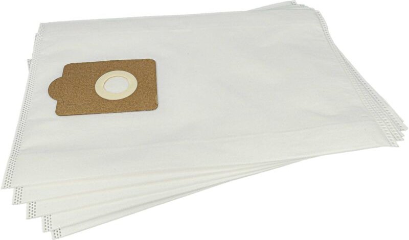 5x Staubbeutel Ersatz für Fakir 2630805 für Staubsauger - Mikrovlies, 20 l Füllvolumen, 47cm x 30cm Weiß - Vhbw