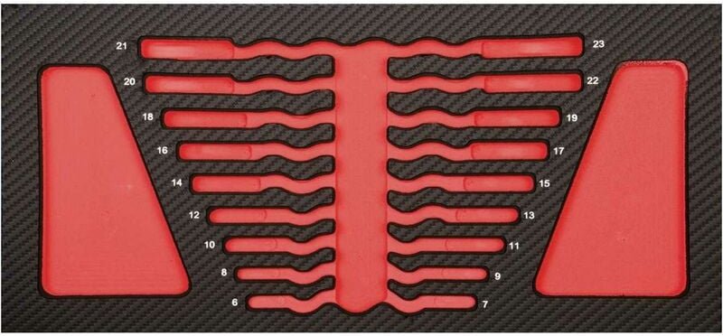 Projahn ProForm Einlage leer f. Doppelgabelschlüssel