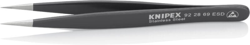 Universalpinzette esd glatt, 120 mm, 92 28 69 - Knipex