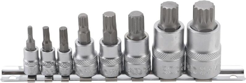 Bit-Einsatz-Satz Innenvielzahn (für xzn) M4 - M16 8-tlg.