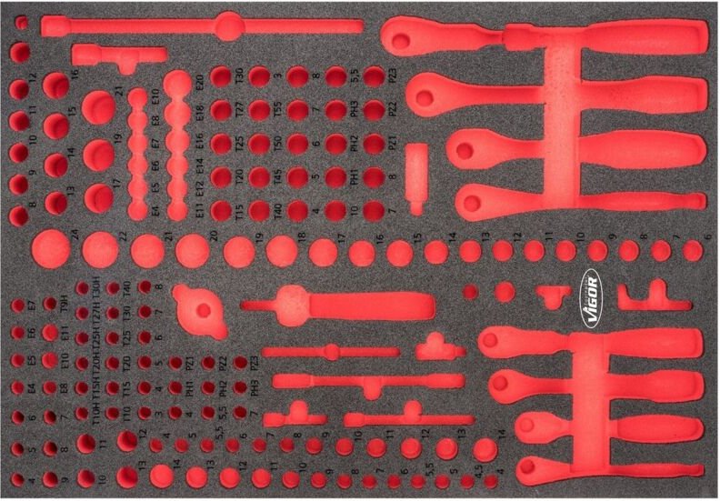 Weichschaum-Einlage, leer, Art.Nr. V6821-L - Vigor