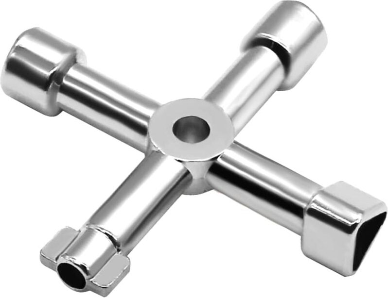 Linghhang - Multifunktions-4-Wege-Universal-Dreiecksschlüssel, Multifunktions-Universal-Kreuzschalterschlüssel, für Aufz...