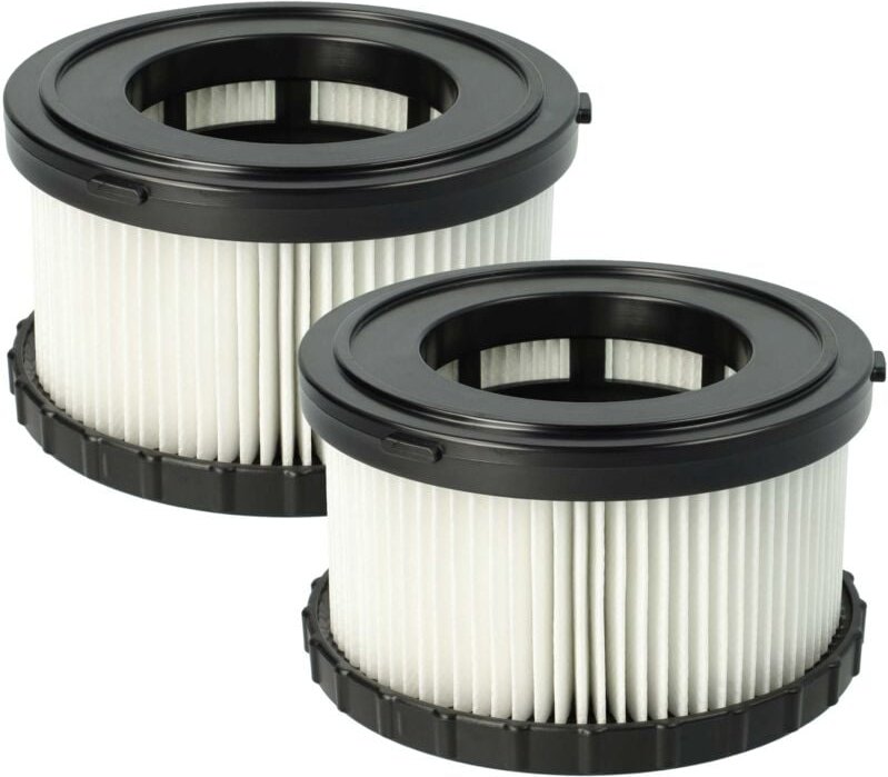 Filterset 2x Staubsaugerfilter kompatibel mit Dewalt DCV517N 18V, dc 515 18V, dcv 517 n 18V, DCV517N-XJ 18V Staubsauger ...
