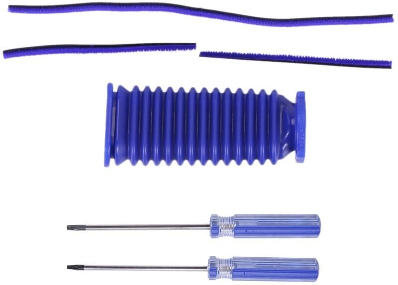 Tlily - Für V7 V8 V10 V11 Staubsauger Soft Roller Plüsch Streifen, Saug Blau Schlauch