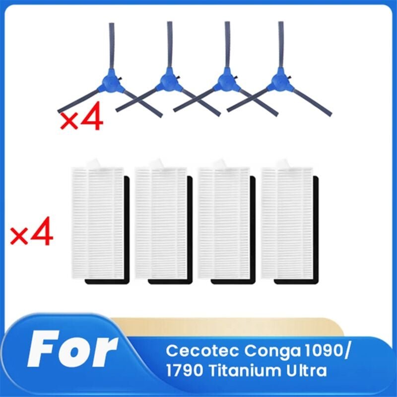 8 Stück Filter für Kehrroboter-Zubehör