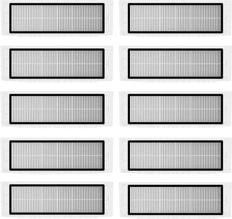 10 Stück HEPA-Filter für Xiaomi Roborock S5Max/S6Pure/E5 Staubsauger - Lntyq