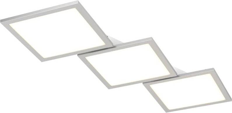 Lucande - led Deckenleuchte 'Ilira' aus Aluminium dimmbar mit Fernbedienung für Küche von