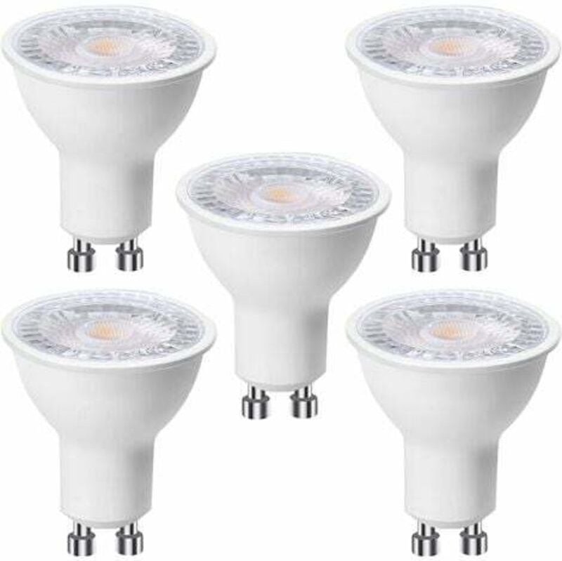 Thumbnail - Lablanc - Set mit 5 LED-GU10-Leuchtmitteln, 6 w (entspricht 60 w), Warmweiß 3000 k, 500 Lumen, LED-Gu10-Leuchtmittel, 12...