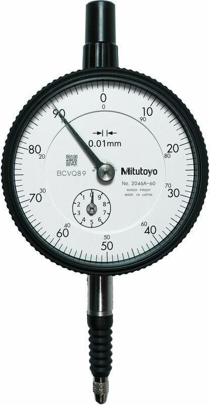 Mitutoyo - 2046A Messuhr Messbereich 10mm Ablesung 0.01mm Analog schwarz