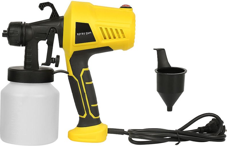 Elektrische Spritzpistole Farbsprühsystem Desinfektionsmittel Wasser Alkohol Spray gelb